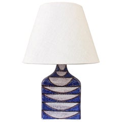 Ceramic Italian Mid-Century Modern Table Lamp by Alessio Tasca, circa 1950s