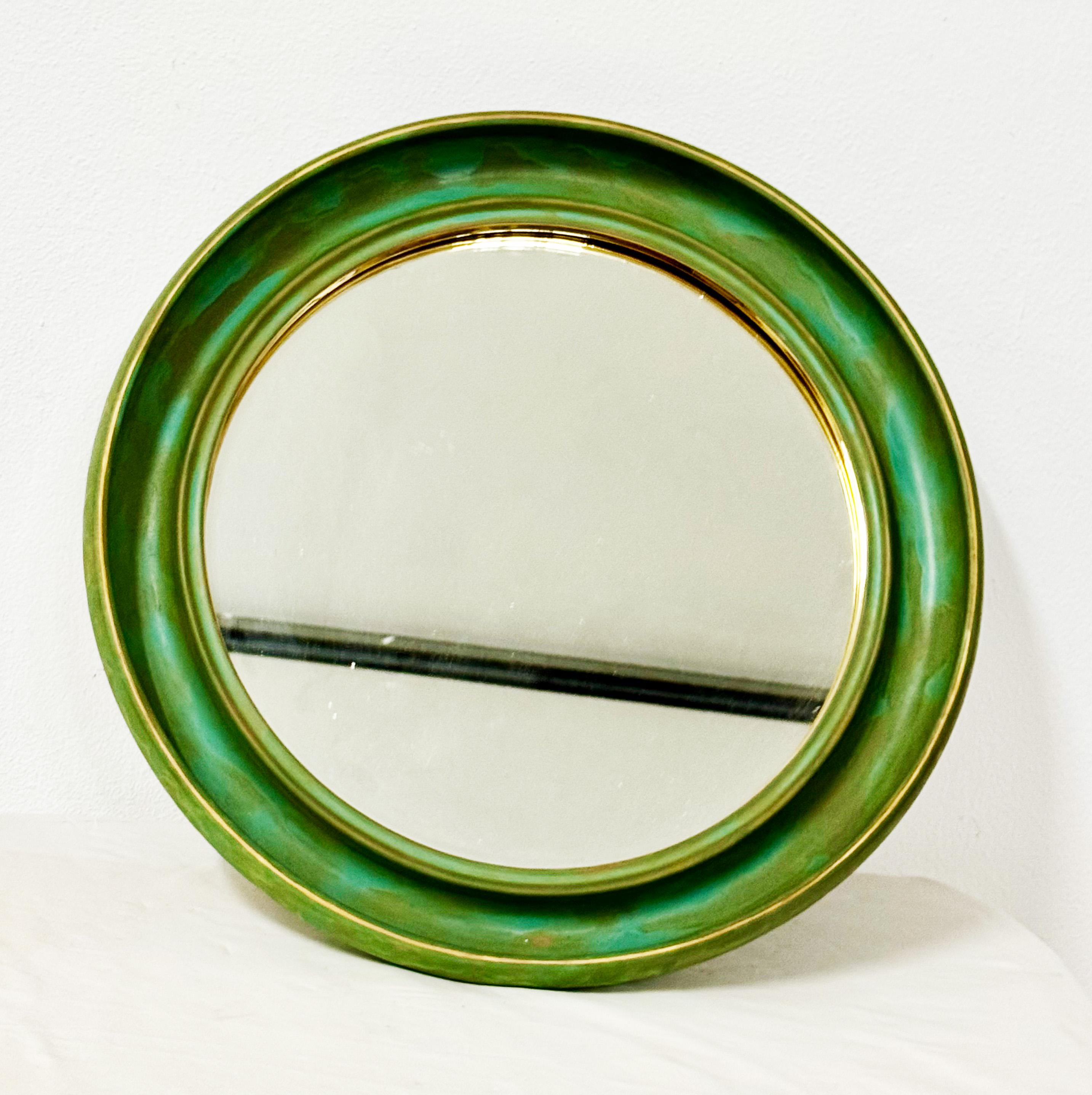 Keramischer italienischer Wandspiegel im Zustand „Gut“ im Angebot in Vienna, AT