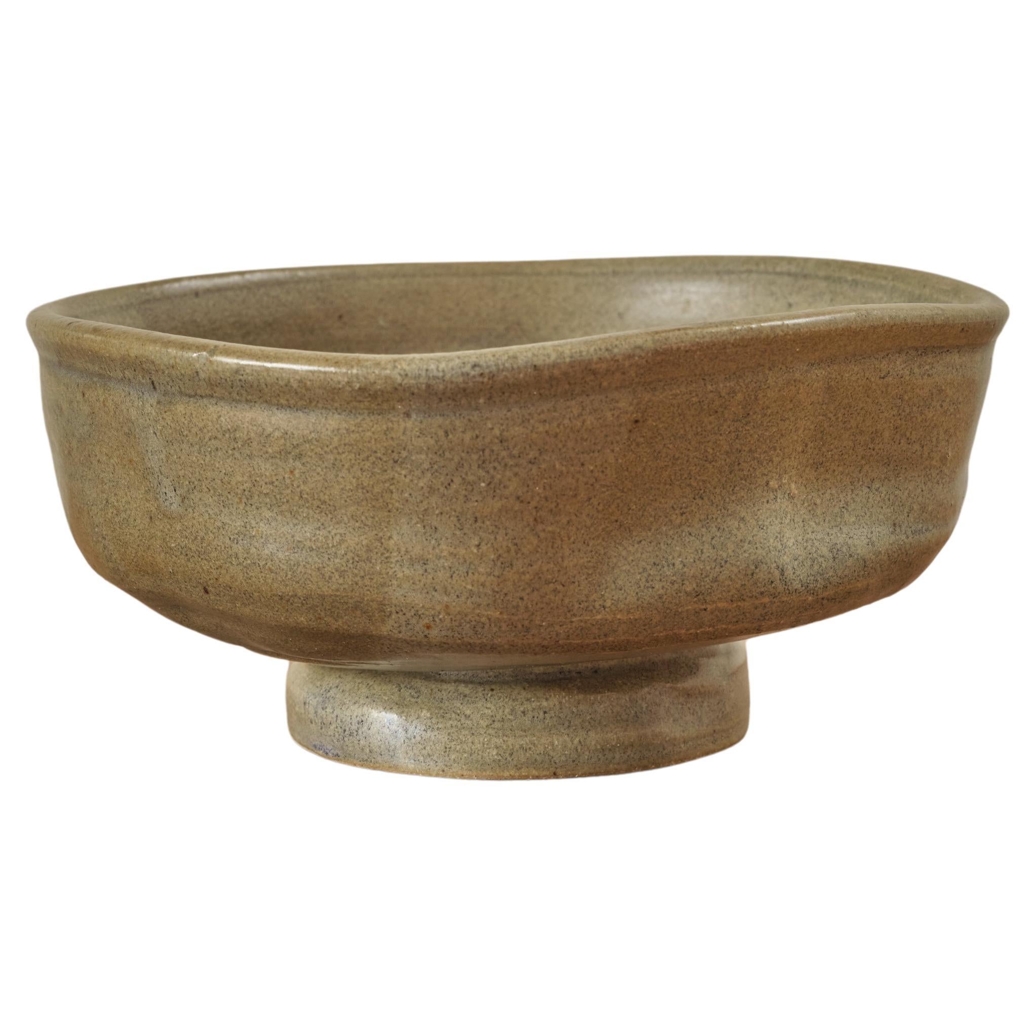 Ceramic Japanese Ikebana Bowl For Sale