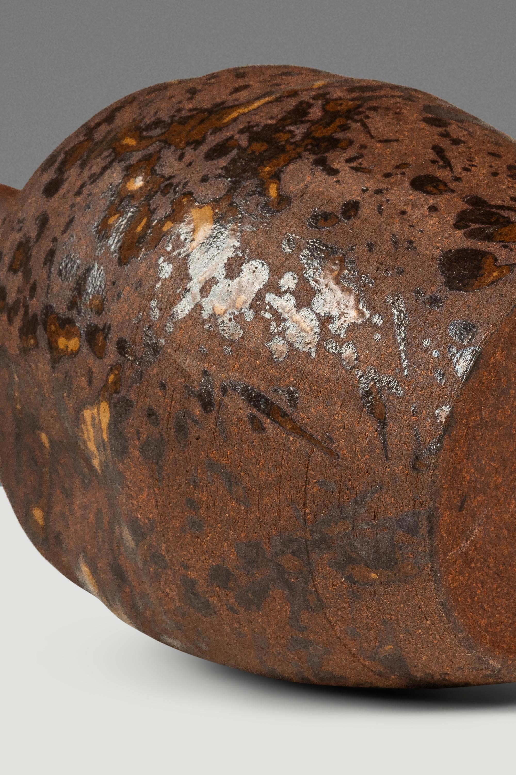 Vaso da fiori in ceramica giapponese Shigaraki Yaki Ikebana, Giappone, 1960 ca. in vendita 13