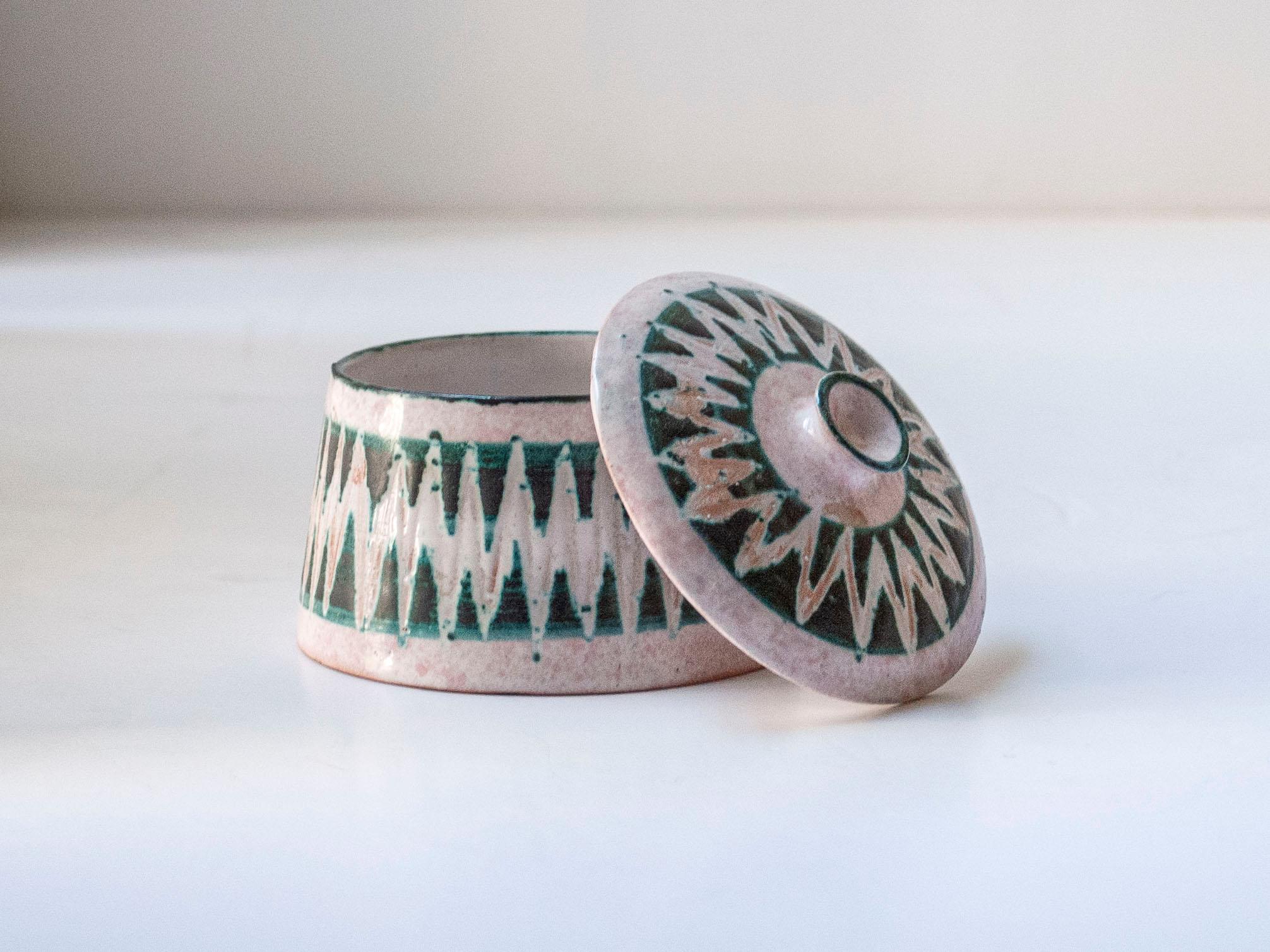 Keramischer Krug von Charles Voltz für Vallauris, Frankreich, um 1950 im Angebot 1