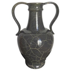 Ceramic Jar by Richard Uhlemeyer in Grey and Primrose, 1940