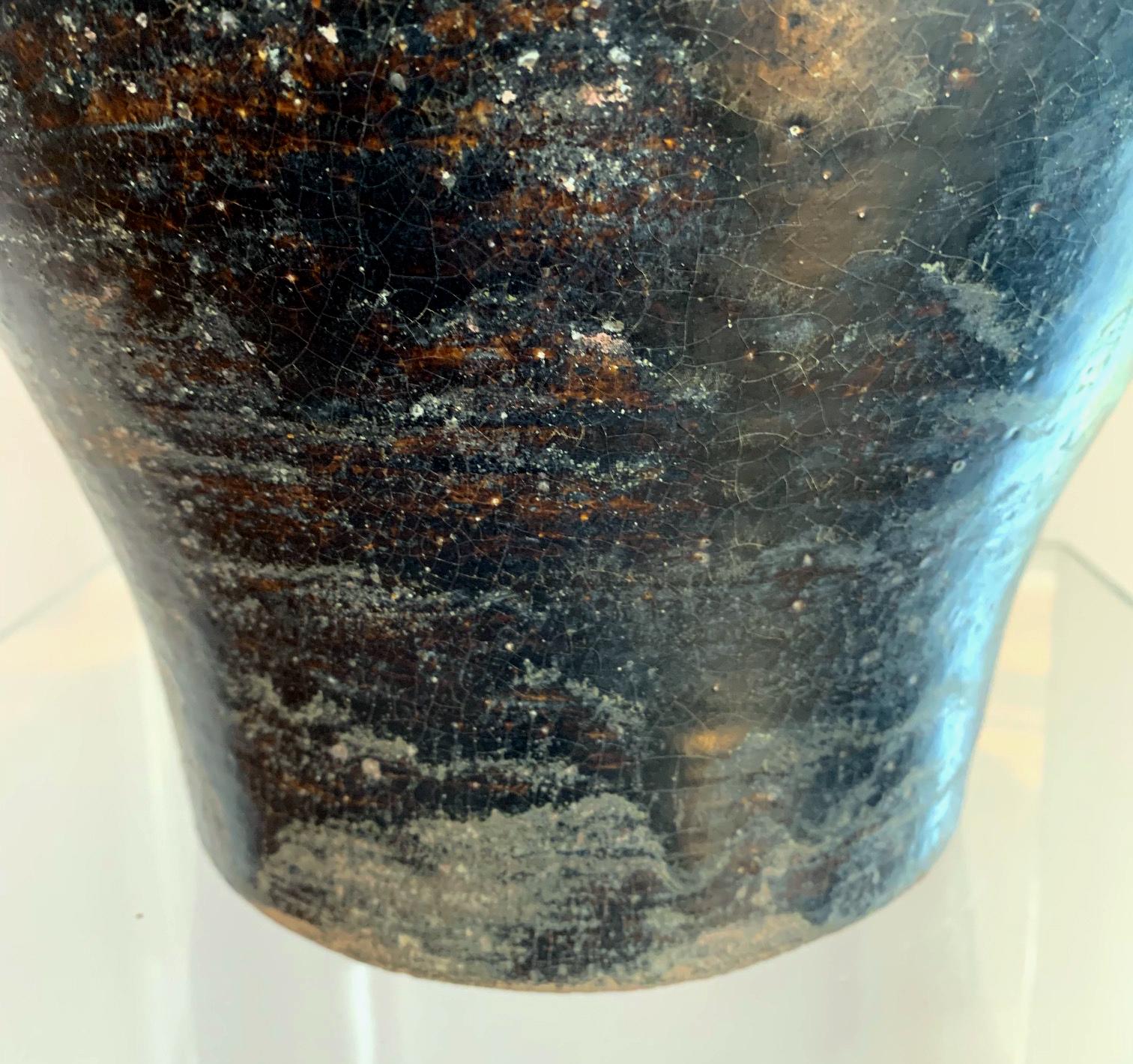 Ceramic Jar with Black Glaze Khmer Angkor Period  3
