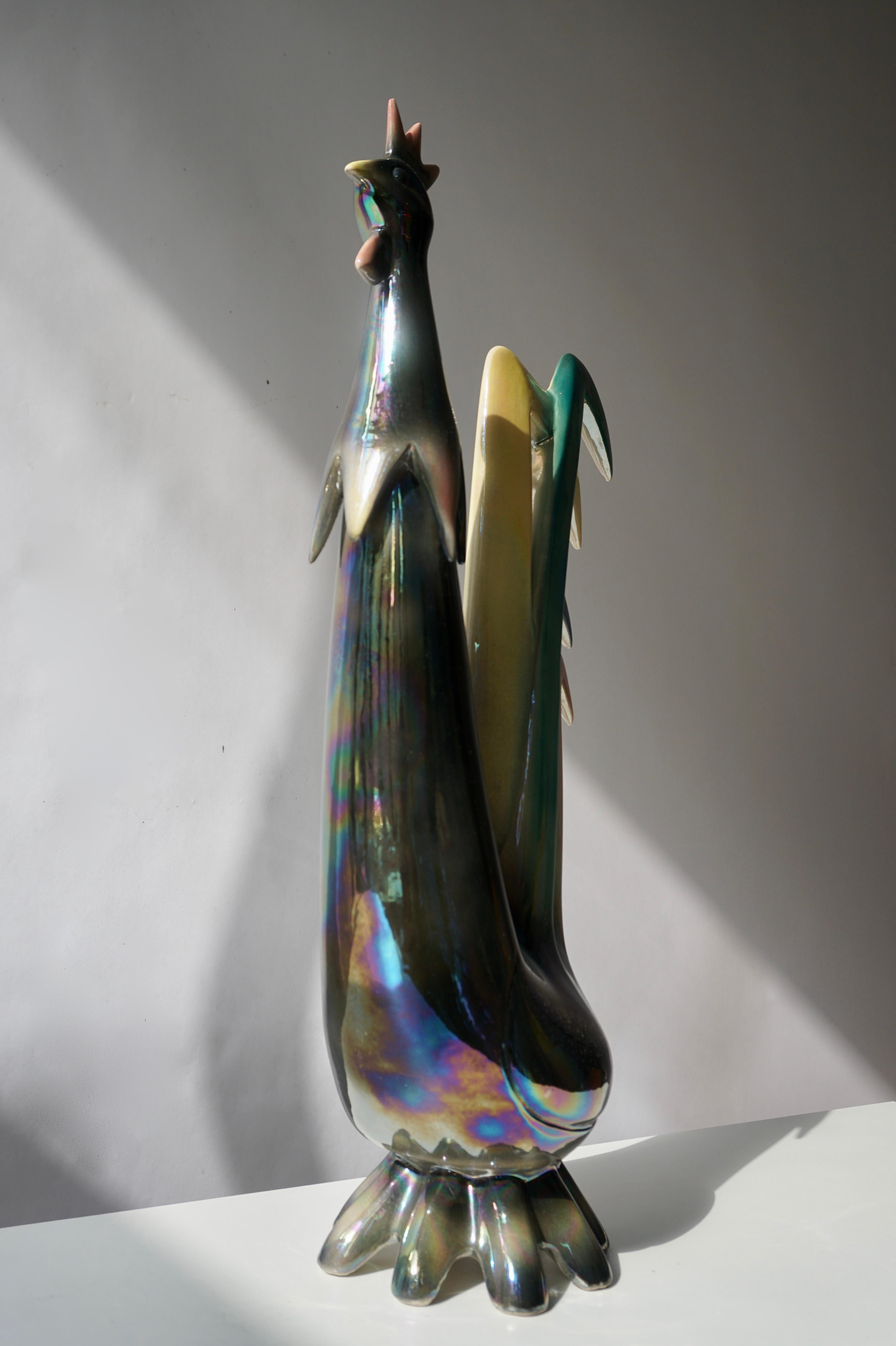Olandese Gallo Jema in ceramica, anni '50 in vendita