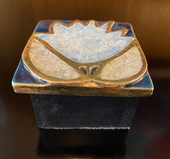 Ceramic Jewelry Box by Mithé Espelt, France, 1960s