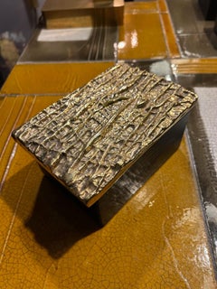Ceramic Jewelry Box by Mithé Espelt, France, 1960s