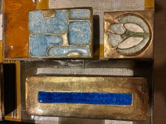 Ceramic Jewelry Box by Mithé Espelt, France, 1960s