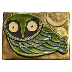 Boîte à bijoux en céramique de Mithé Espelt, France, années 1960