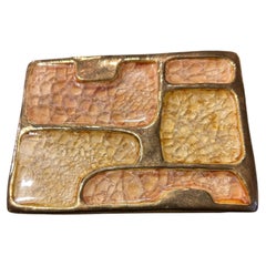 Ceramic Jewelry Box by Mithé Espelt, France, 1960s