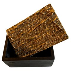 Ceramic Jewelry Box by Mithé Espelt, France, 1960s