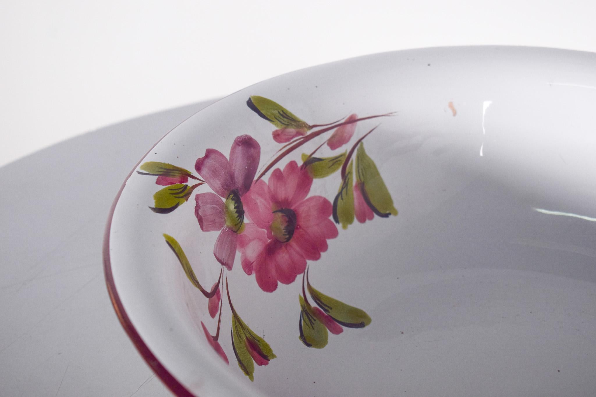 Keramikkrug und Basin Polychrome Dekoration (Portugiesisch) im Angebot