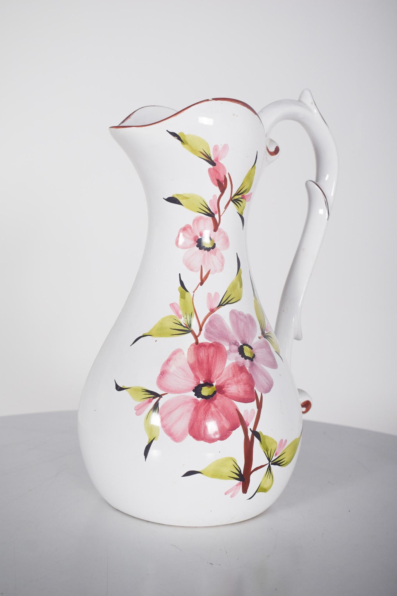 Keramikkrug und Basin Polychrome Dekoration im Zustand „Gut“ im Angebot in Lisboa, Lisboa