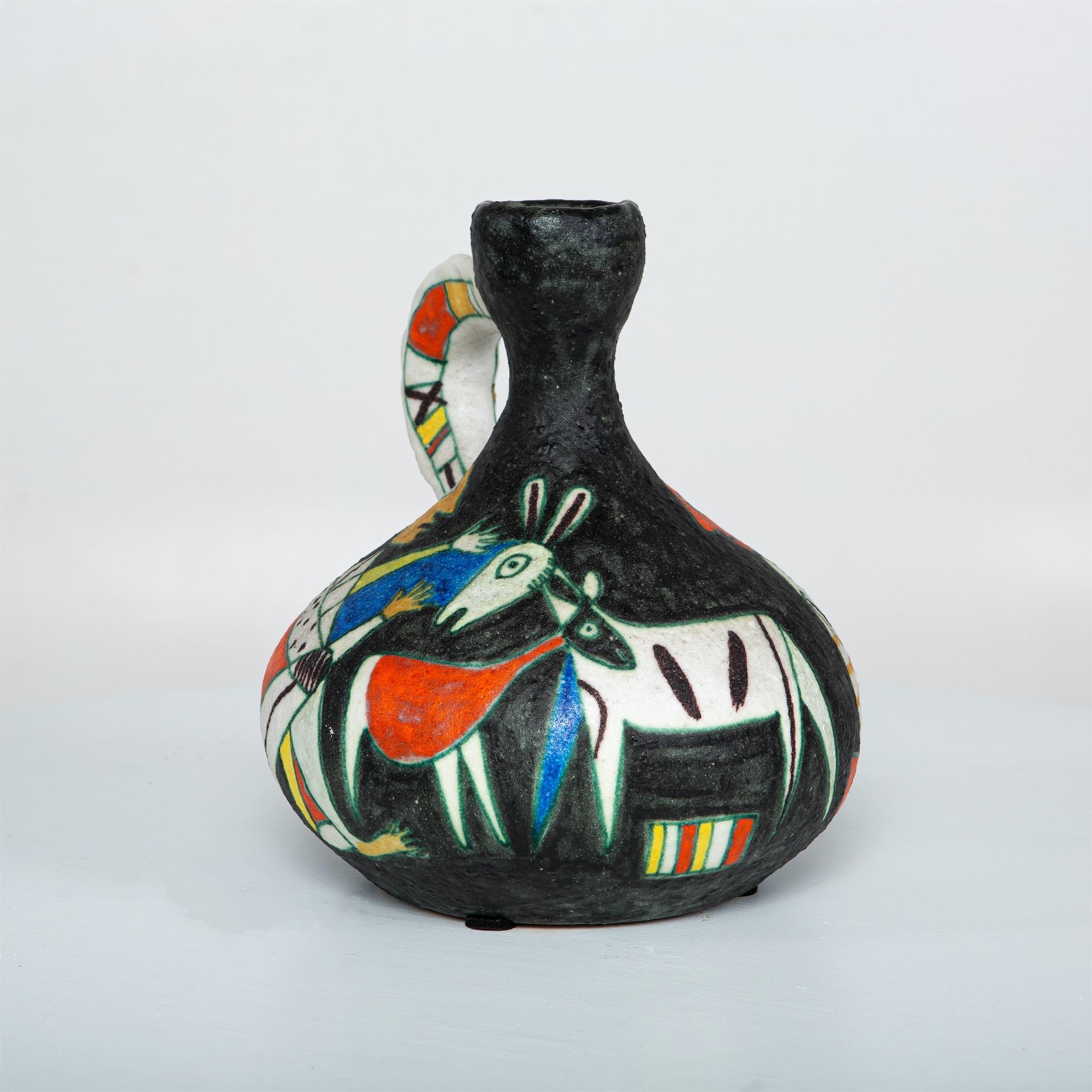 Ceramic Jug by Guido Gambone, Italy, circa 1960 4