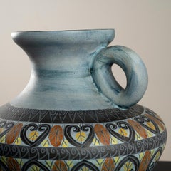 Brocca in ceramica di Jean De Lespinasse, anni '70