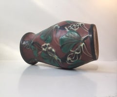 Ceramic Jugend Vase by Eiler Londal for Danico, Denmark, 1920s