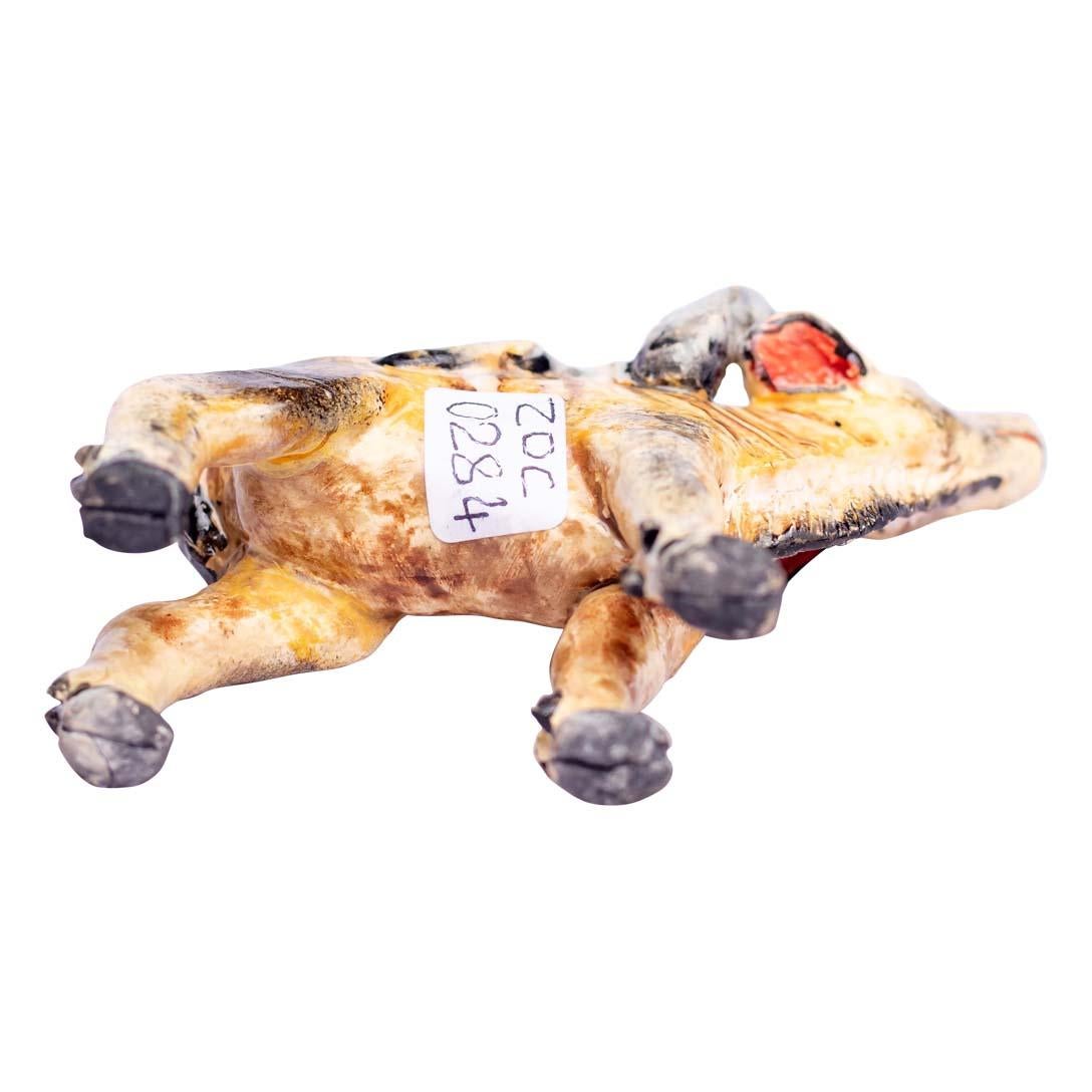 Fired Ceramic Kudu Ornament  , hand made in South Africa For Sale