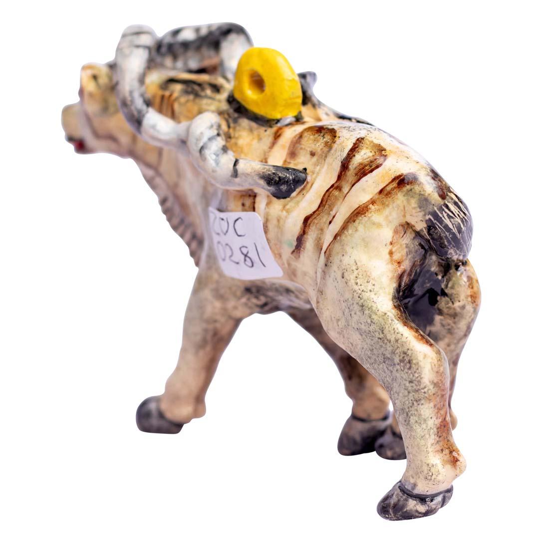 Ceramic Kudu Ornament  , hand made in South Africa In Excellent Condition For Sale In North Miami, FL