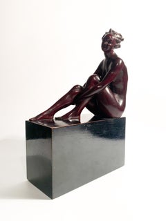 Escultura Dama de cerámica de Paolo Cacciapuoti de los años 50