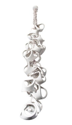 Ceramic Lamp 20 Cluster Vine Chandelier