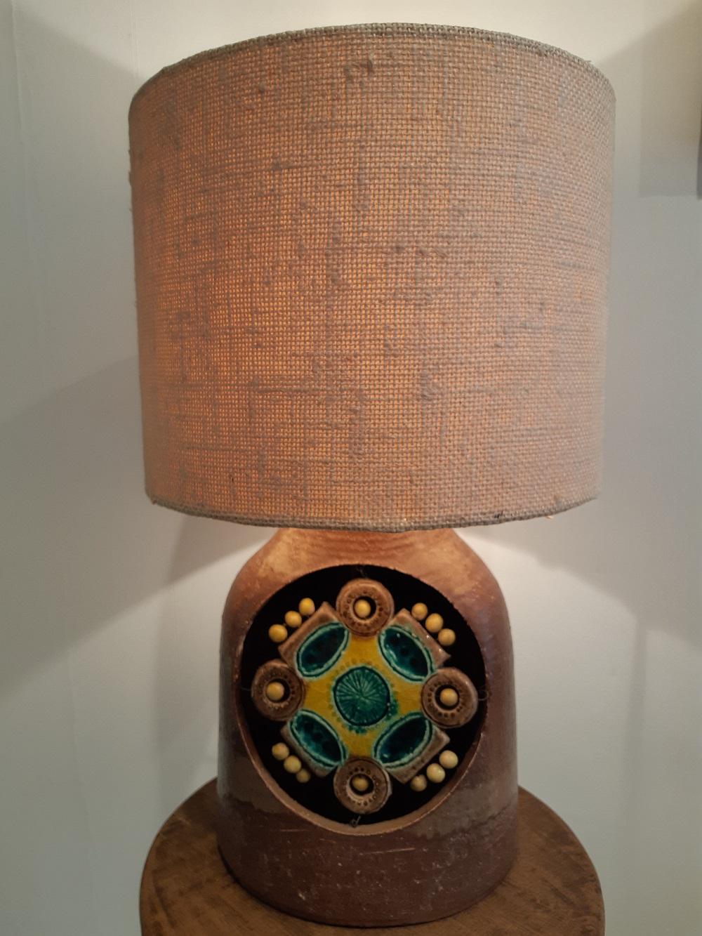 Ceramic Lamp Attributed to Georges Pelletier, 1970s 5