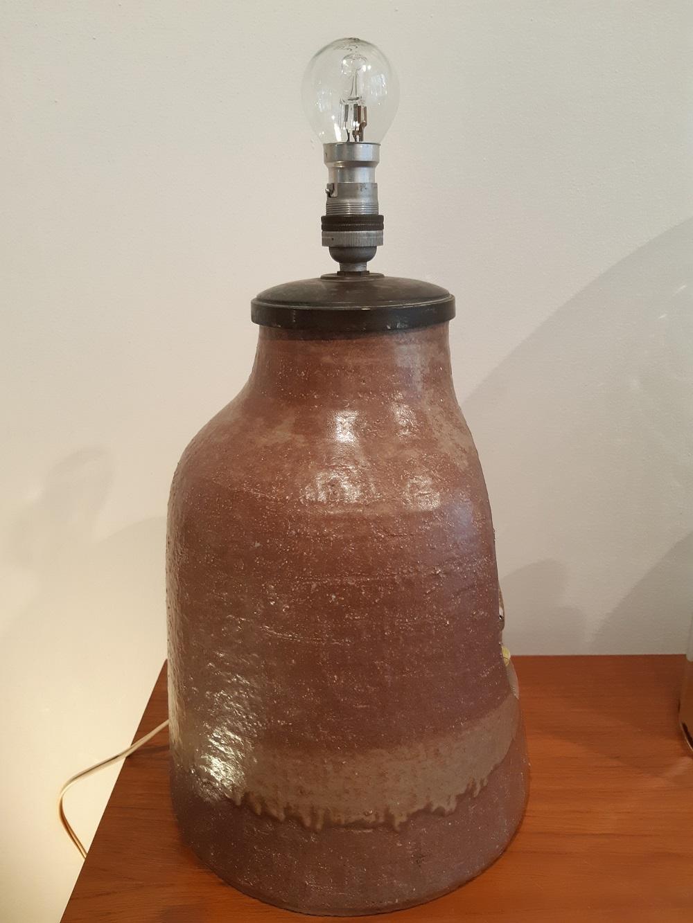 Ceramic Lamp Attributed to Georges Pelletier, 1970s 1