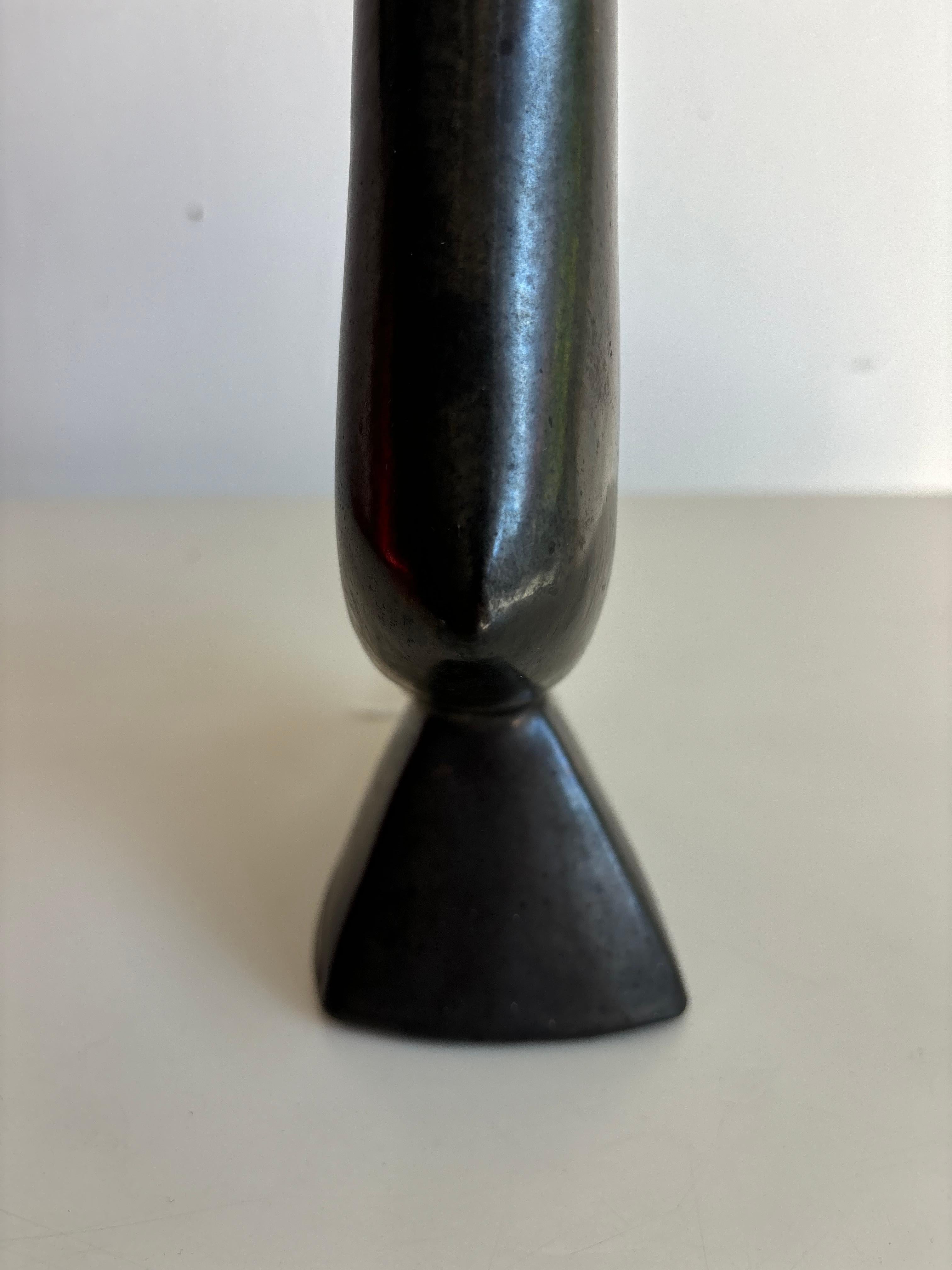 Keramische Lampe, die Jean Miotte zugeschrieben wird im Angebot 11