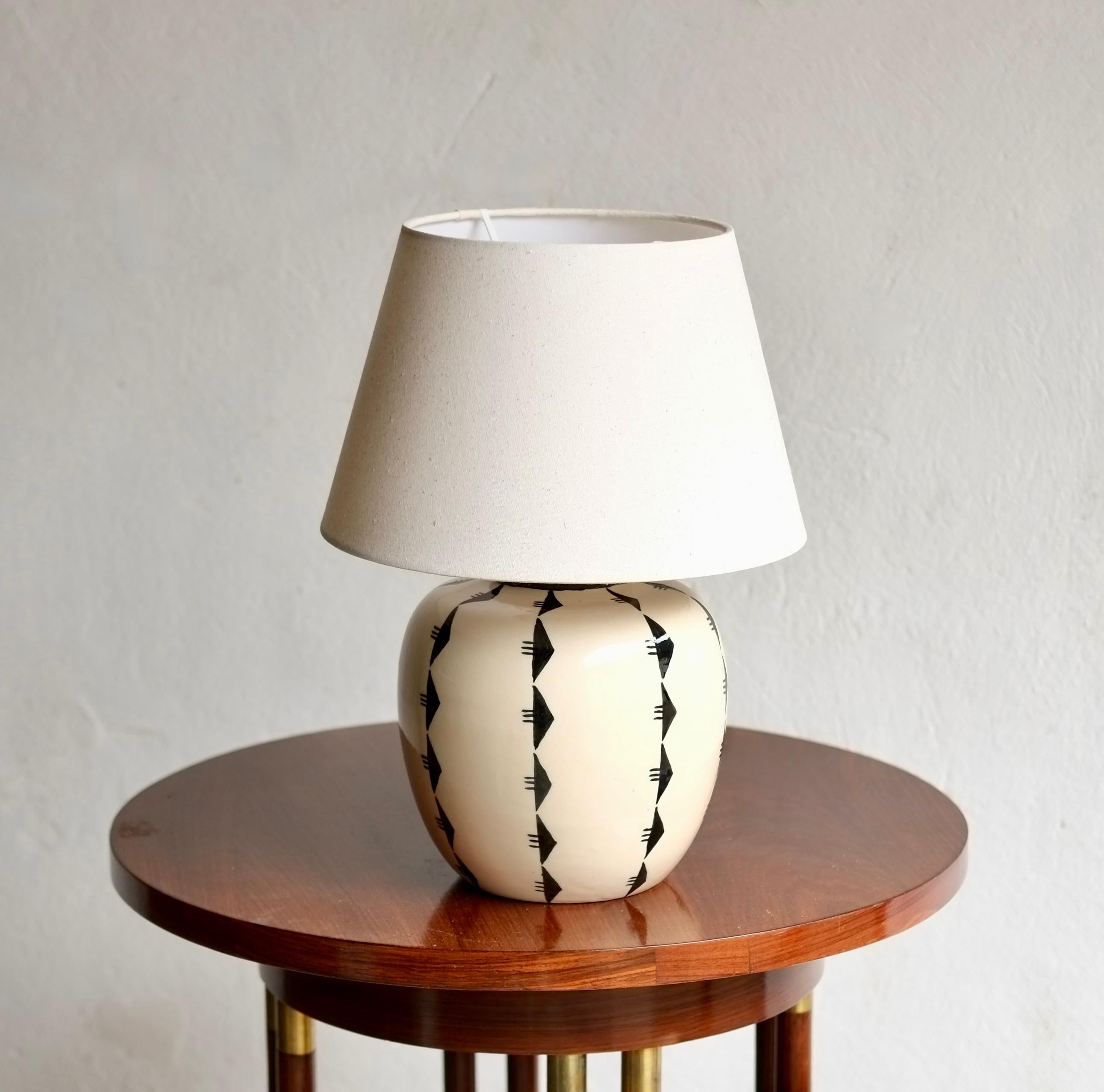Ceramic Lamp Attributed To Robert Lallemant (1902-1954) 5