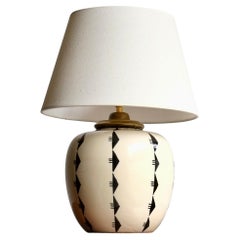 Ceramic Lamp Attributed To Robert Lallemant (1902-1954)