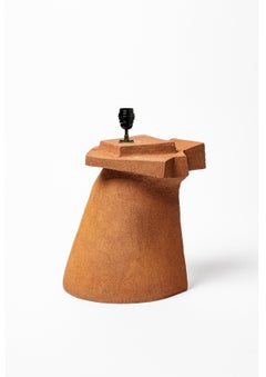 Ceramic lamp base by Marie-Lucie Trinquand, 2026.