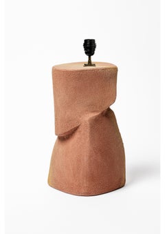 Ceramic lamp base by Marie-Lucie Trinquand, 2026.