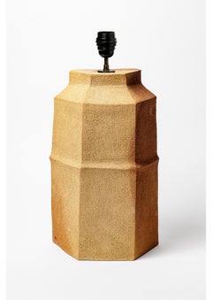 Ceramic lamp base by Marie-Lucie Trinquand, 2026.