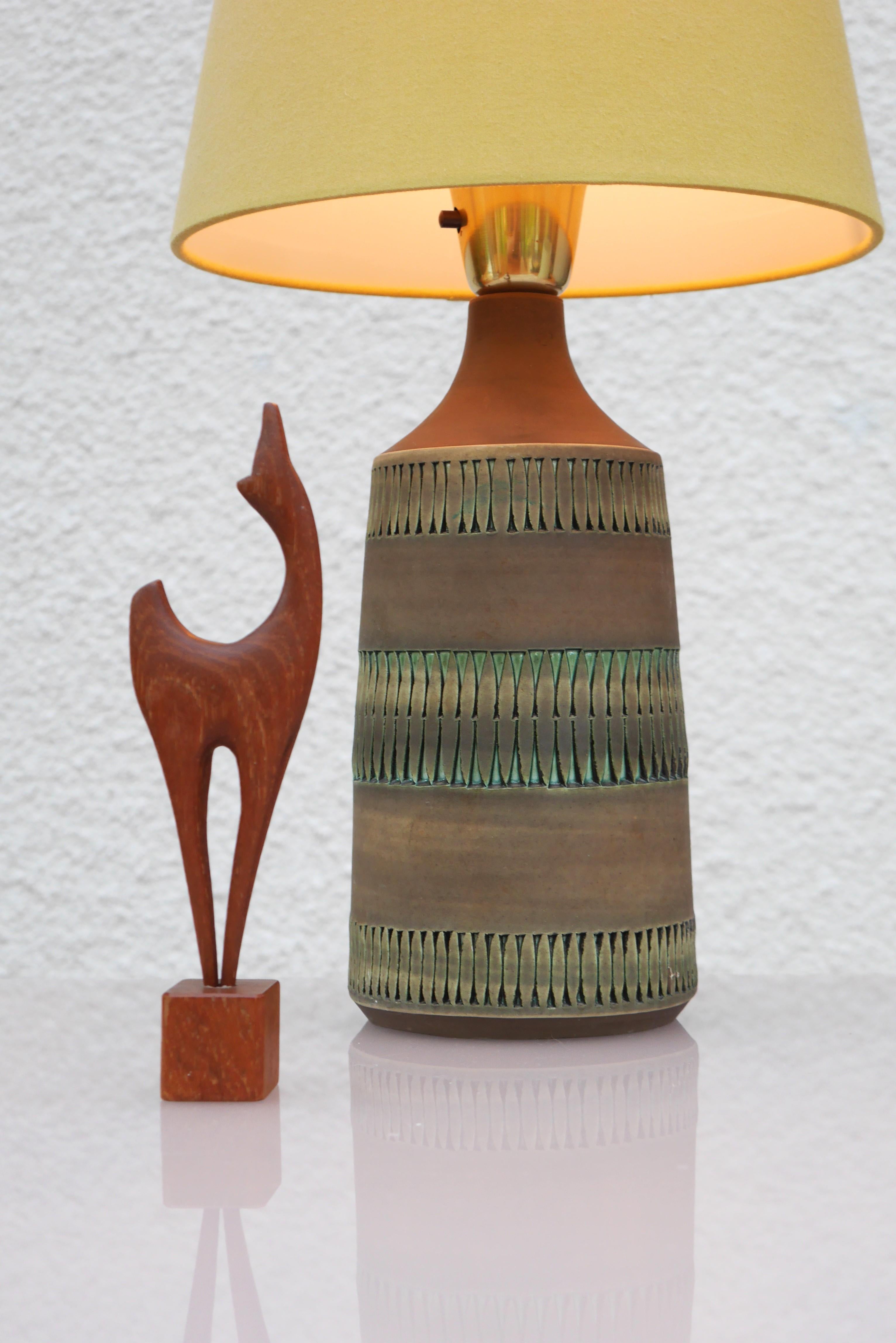 Late 20th Century Ceramic Lamp Base from Alingsås, Sweden