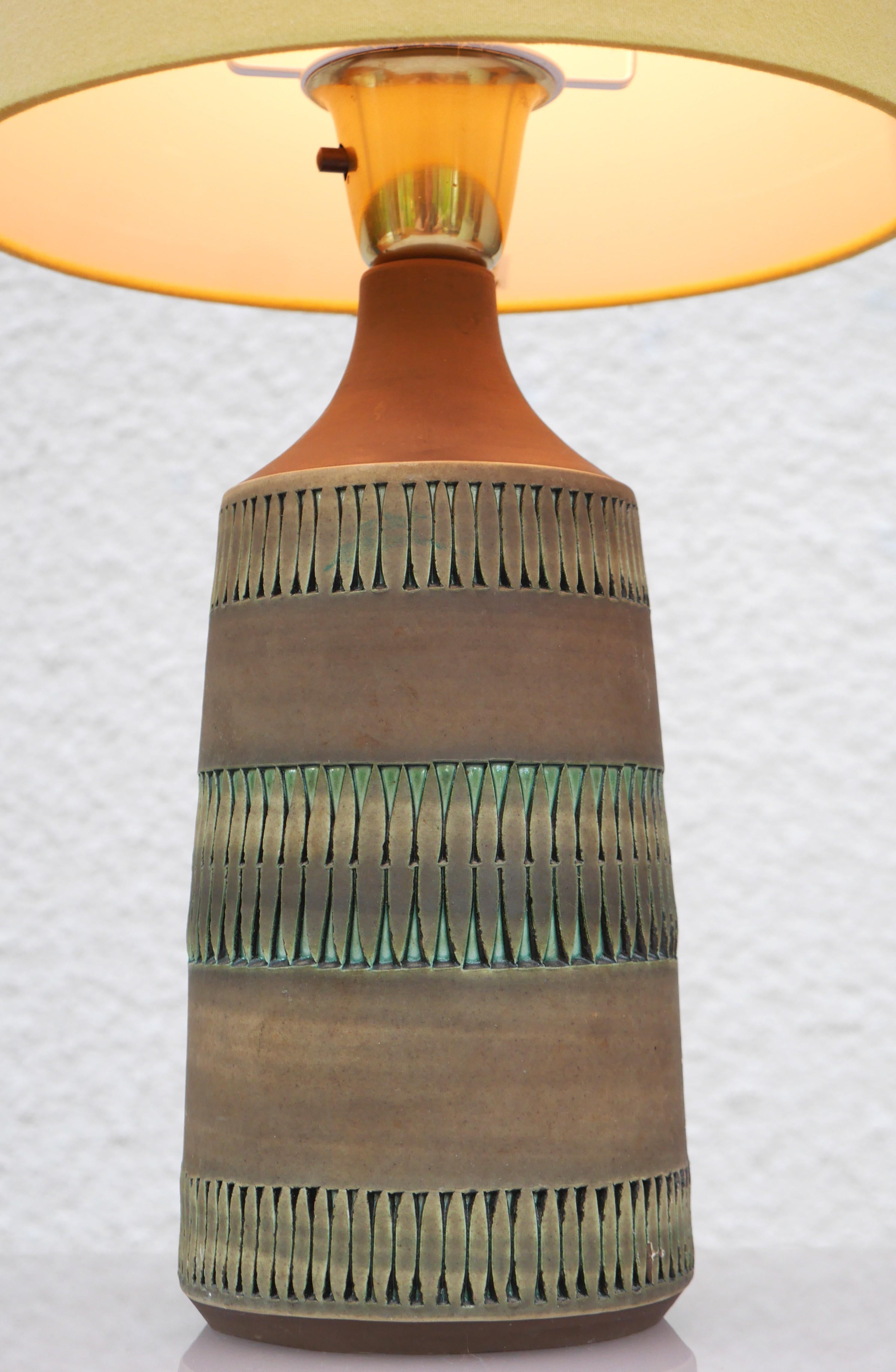Hand-Crafted Ceramic Lamp Base from Alingsås, Sweden