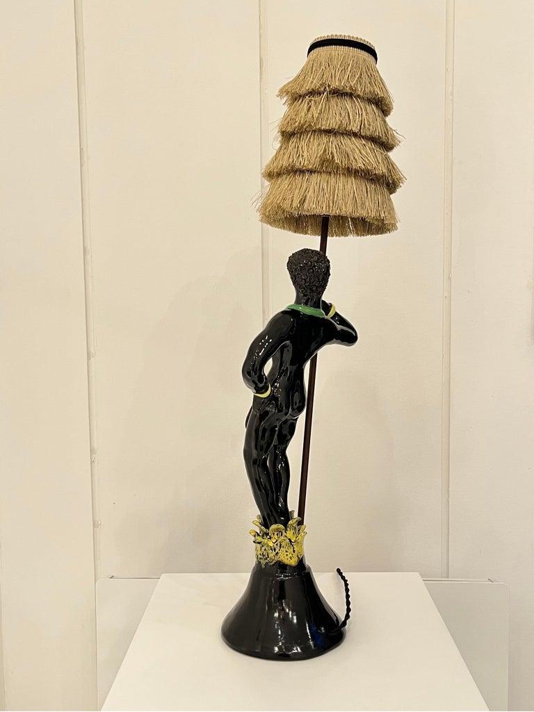 Ceramic lamp by Colette Gueden  In Good Condition For Sale In Saint-Ouen, FR