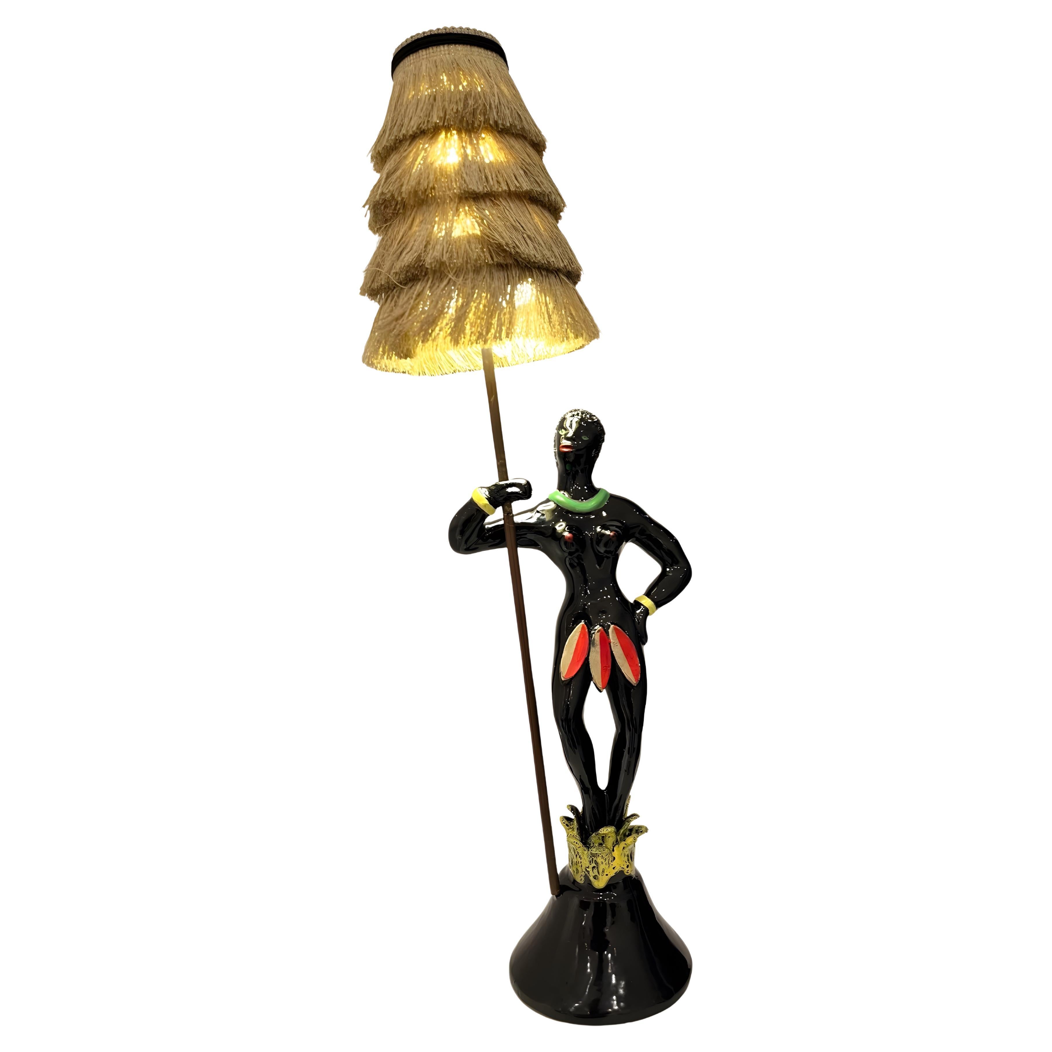 Lampe en céramique de Colette Gueden  en vente