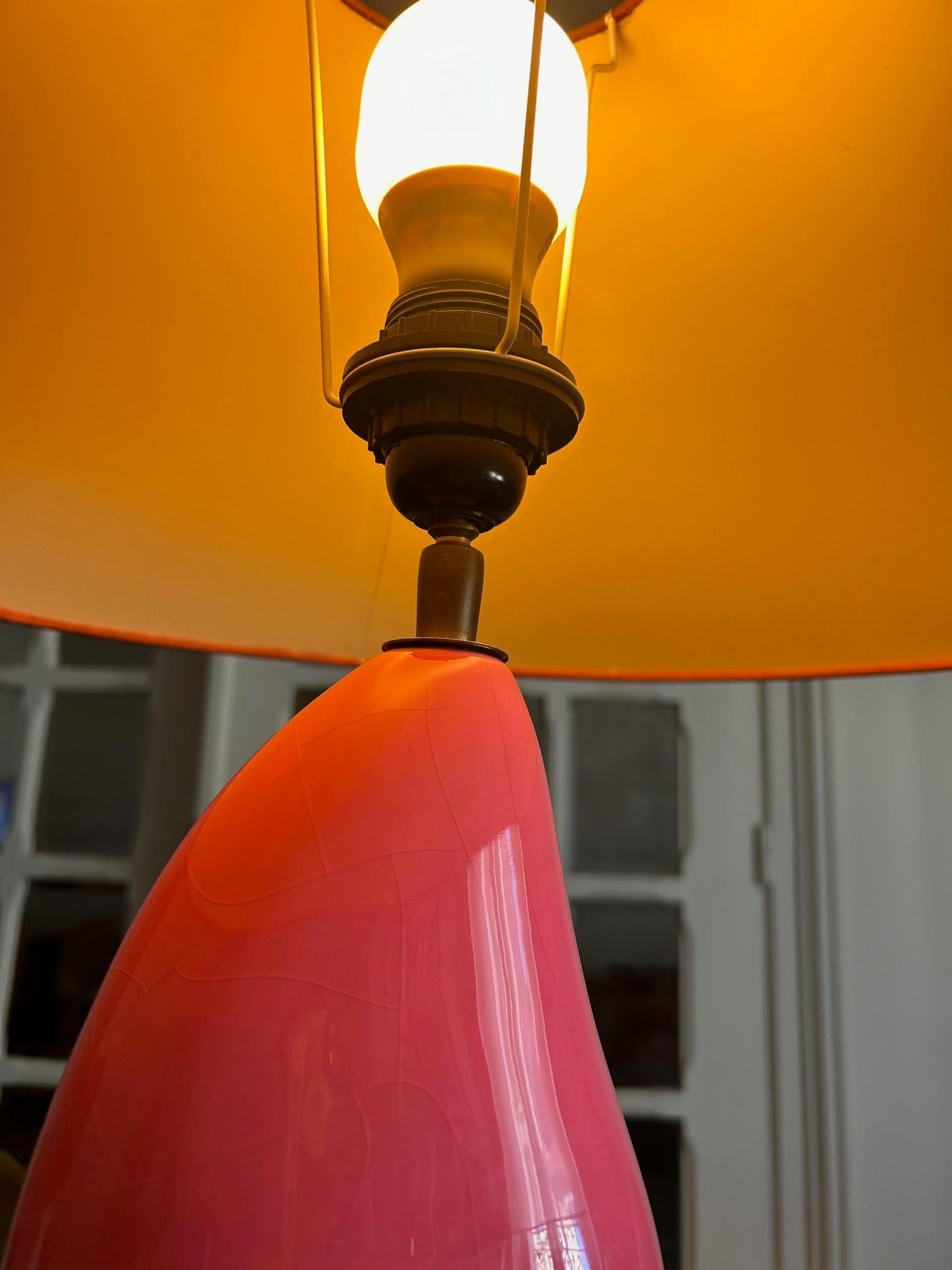 ceramic lamp by François Chatain For Sale 6