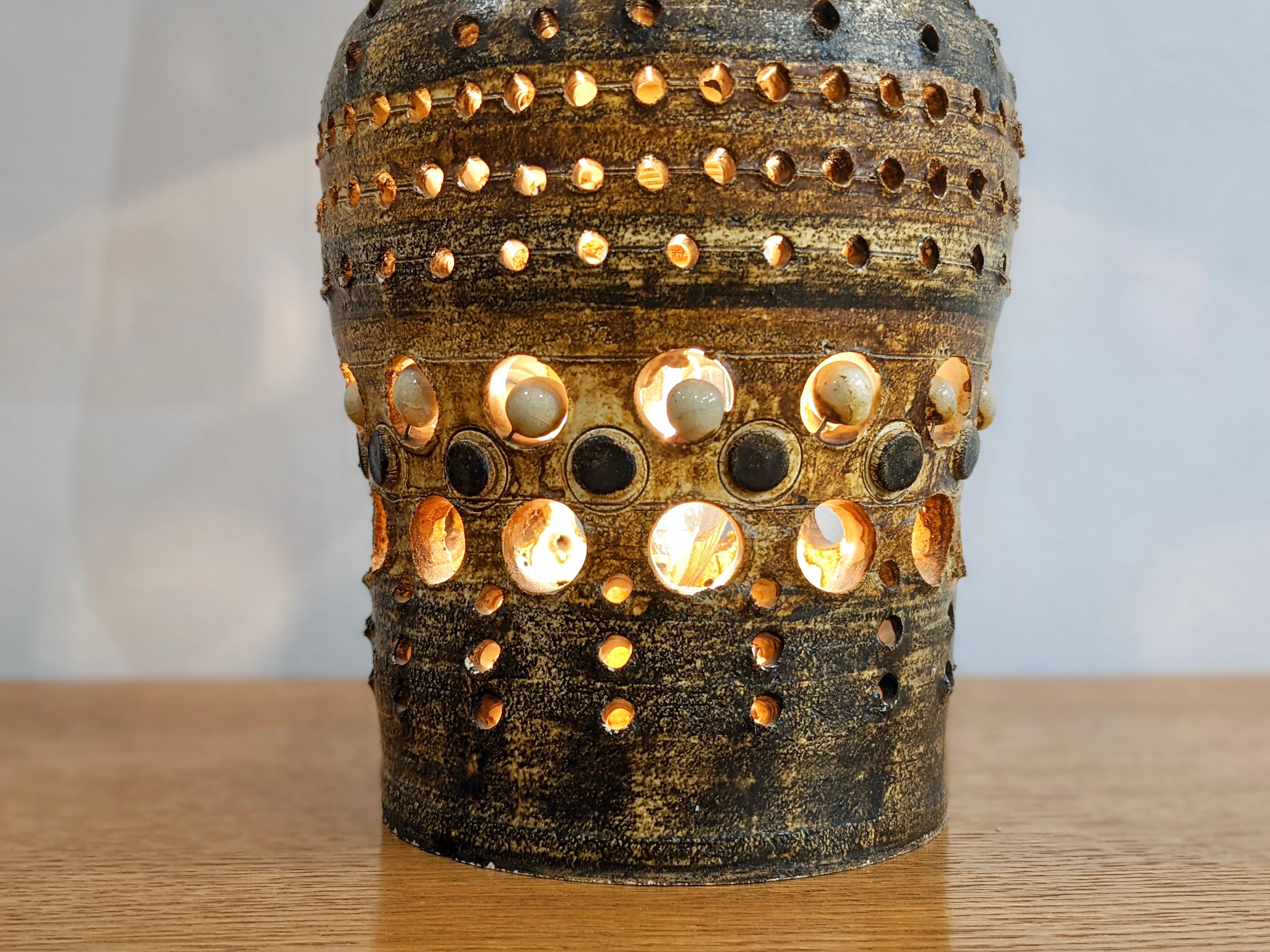French Ceramic Lamp by Georges Pelletier