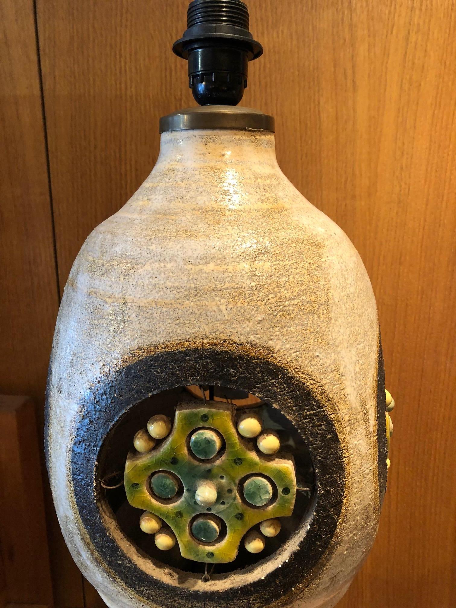 Ceramic lamp by Georges Pelletier 1