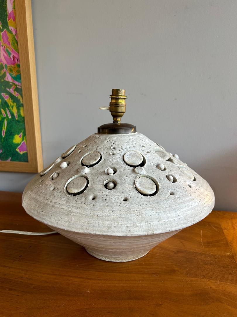 Mid-20th Century Ceramic lamp by Georges Pelletier, France 1960s