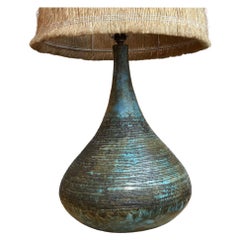 Ceramic lamp by Les 2 Potiers, France, 1960s
