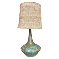 Lampe en céramique par Les 2 Potiers, France, années 1960