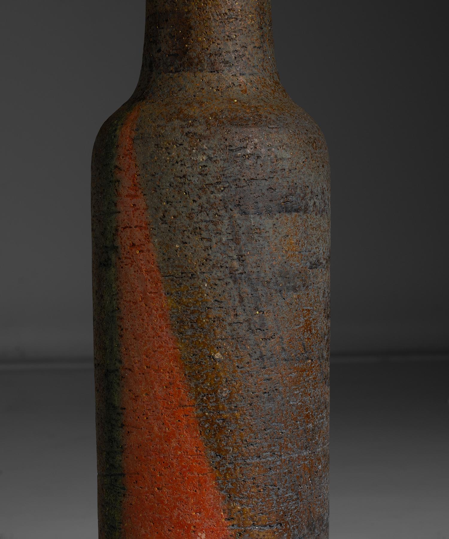 Lámpara de cerámica de Marcello Fantoni, Italia, hacia 1955 mediados del siglo XX