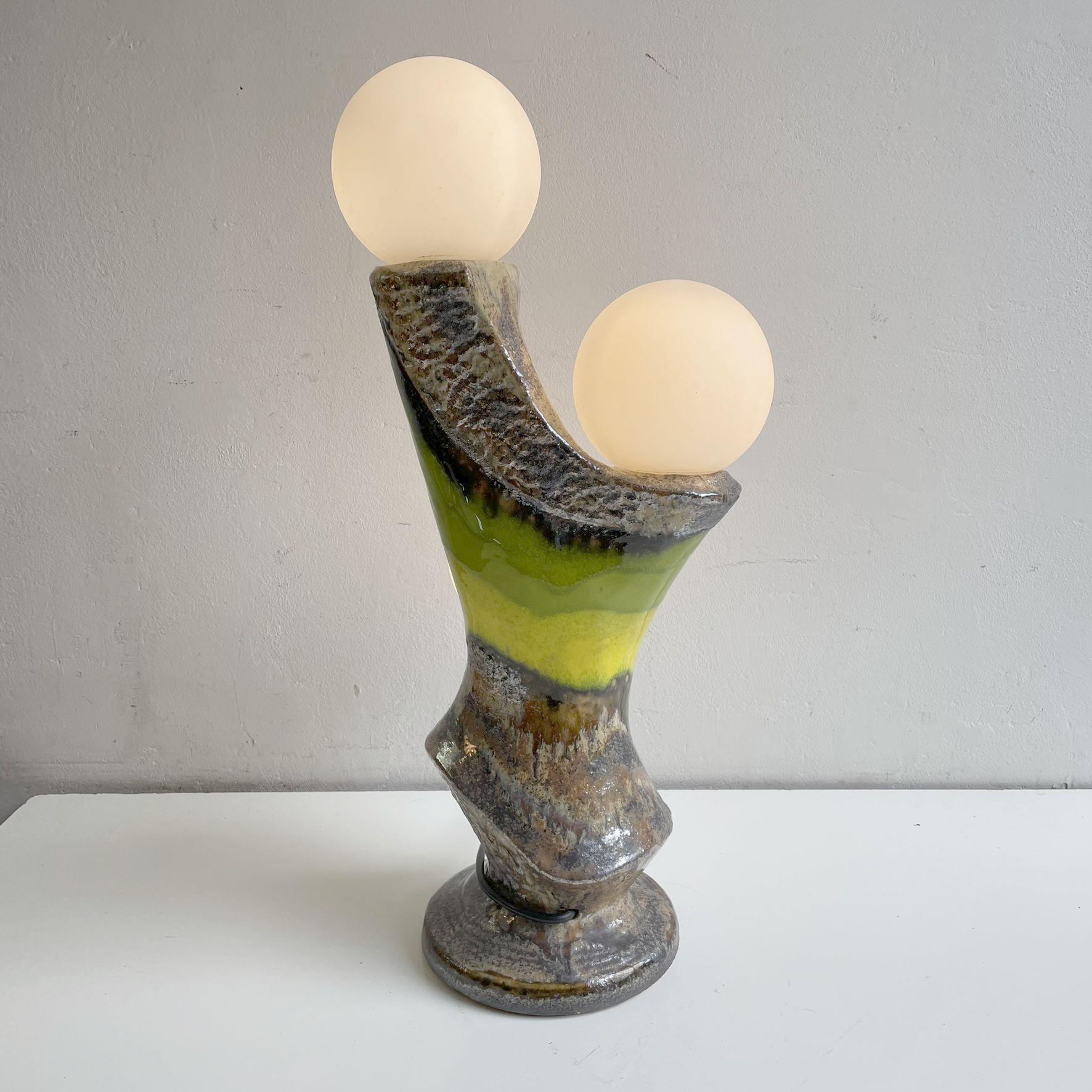 Lampe en céramique de Sische en vente 6