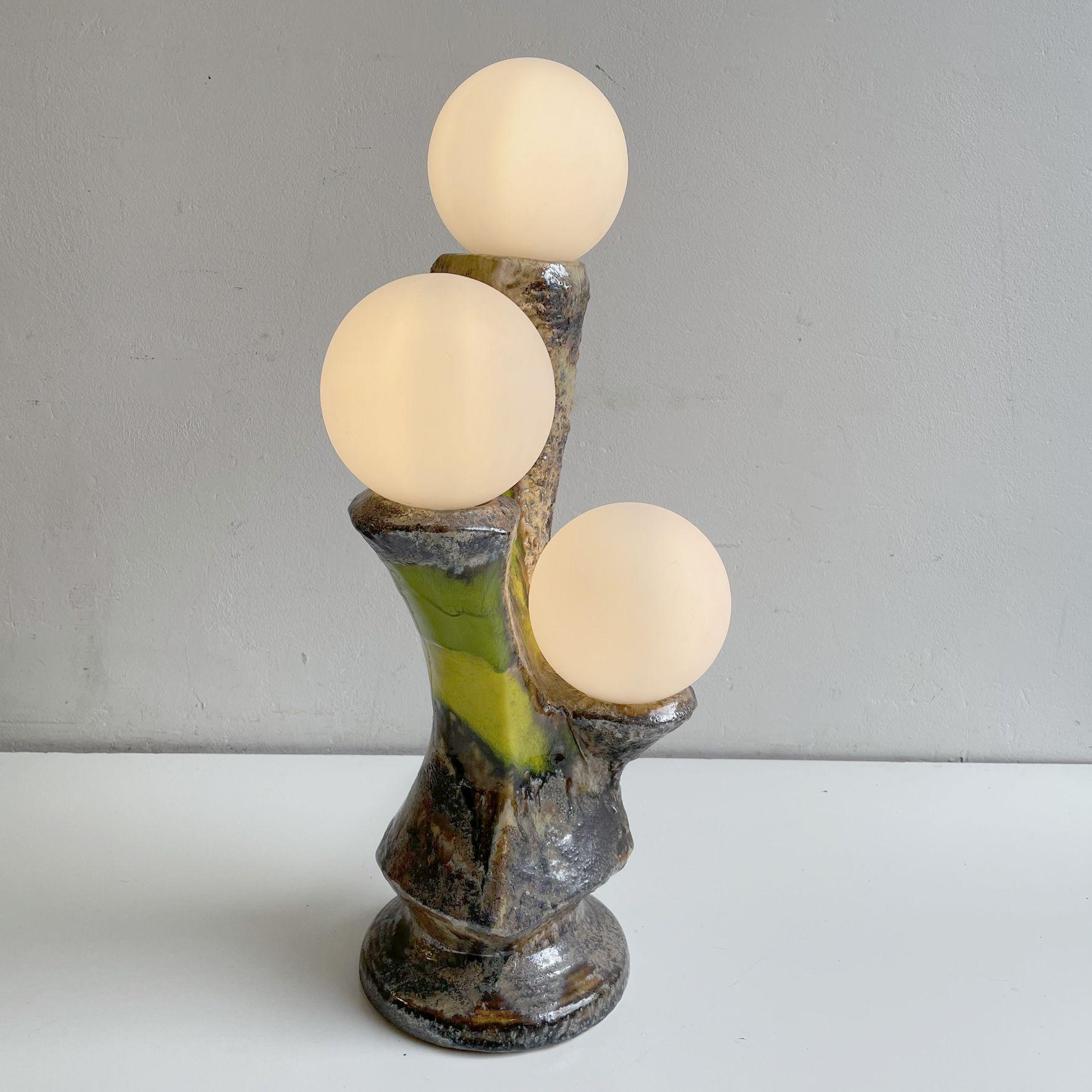 Lampe en céramique de Sische en vente 7