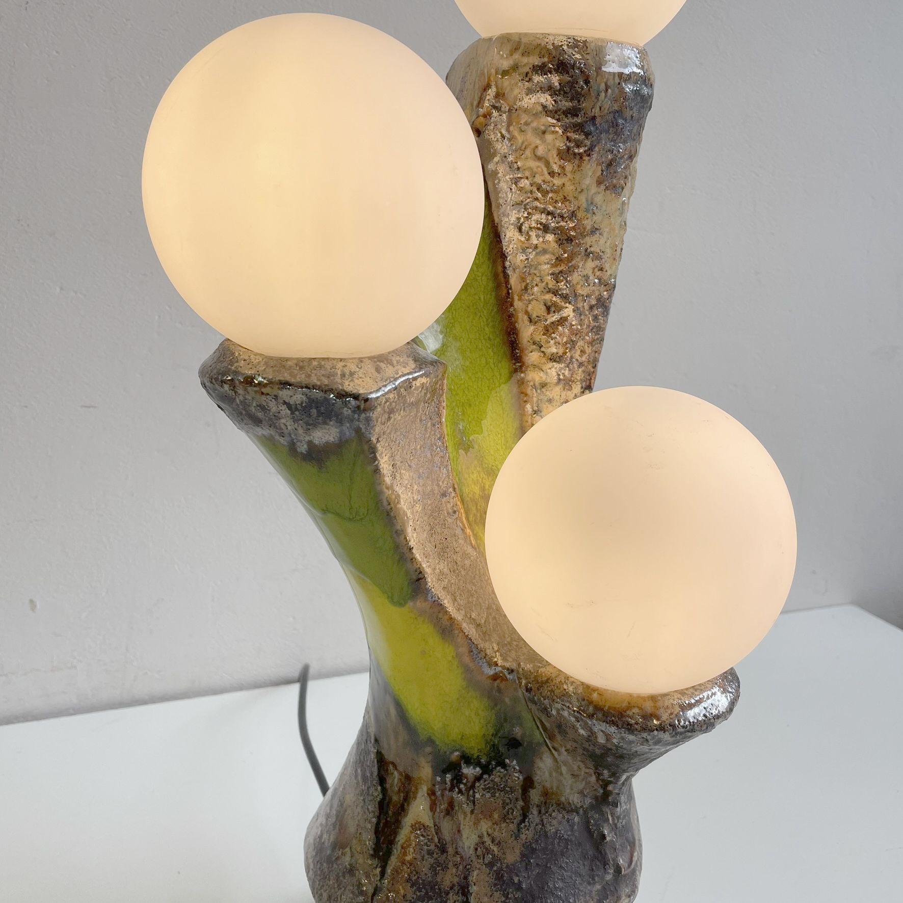 Lampe en céramique de Sische Bon état - En vente à DOORWERTH, NL