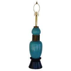 Lampada in ceramica di Rembrandt Lamp Company