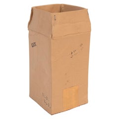 Ceramic Lamp Disguised as Cardboard Box by Michel Harvey
