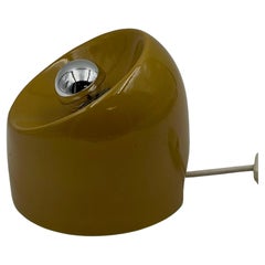 Ceramic Lamp in Mustard Yellow - Gabbianelli Marcello Cuneo Style, 1970s