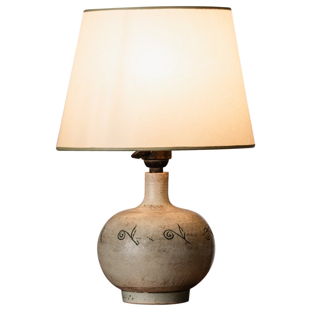 Ceramic Lamp, Isling, 1950s For Sale