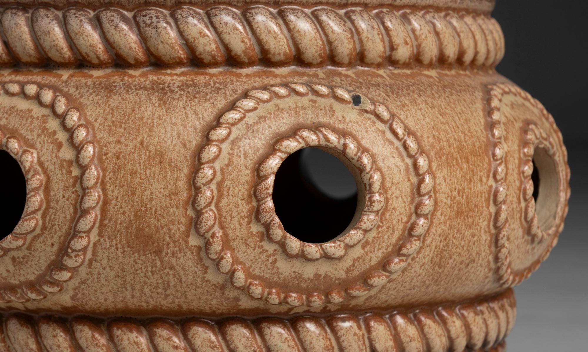 Lámpara de cerámica, Italia circa 1970 Italiano en venta